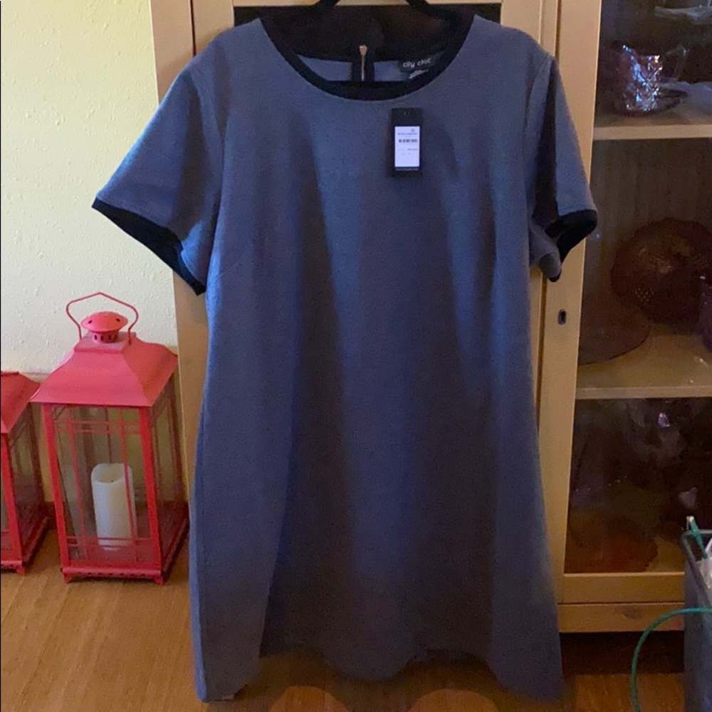 Carefree Dress - Grey By City Chic